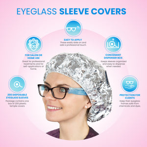 Salon Eye Glass Temple Covers Disposable